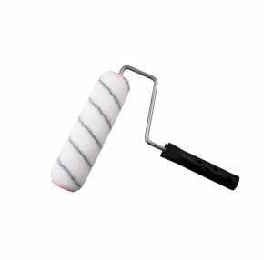 Rullo Nylon Bianco Pelo Basso Completo Rullo Nylon Bianco Pelo Basso Completo